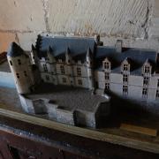 Maquette du château de Loches.